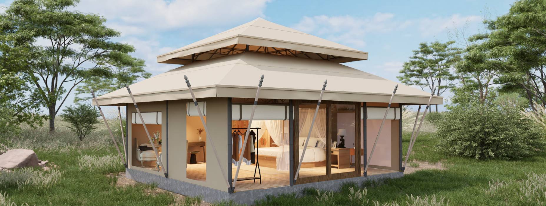 扶风县户外野奢帐篷